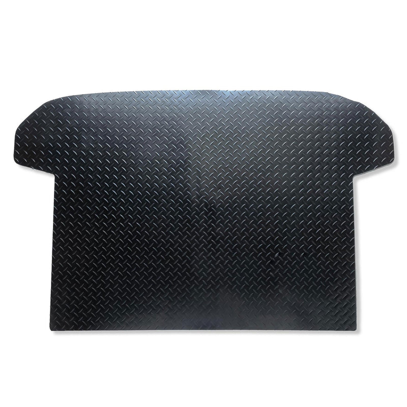 Kia Sportage 2010 to 2016 boot liner shown in black rubber with tread plate pattern