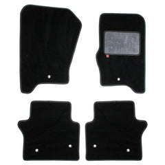 Range Rover Sport 2013-14 over mat set with fixings shown in standard black automotive carpet