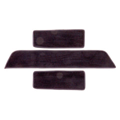 Volkswagen T6 side step mats shown in black automotive carpet